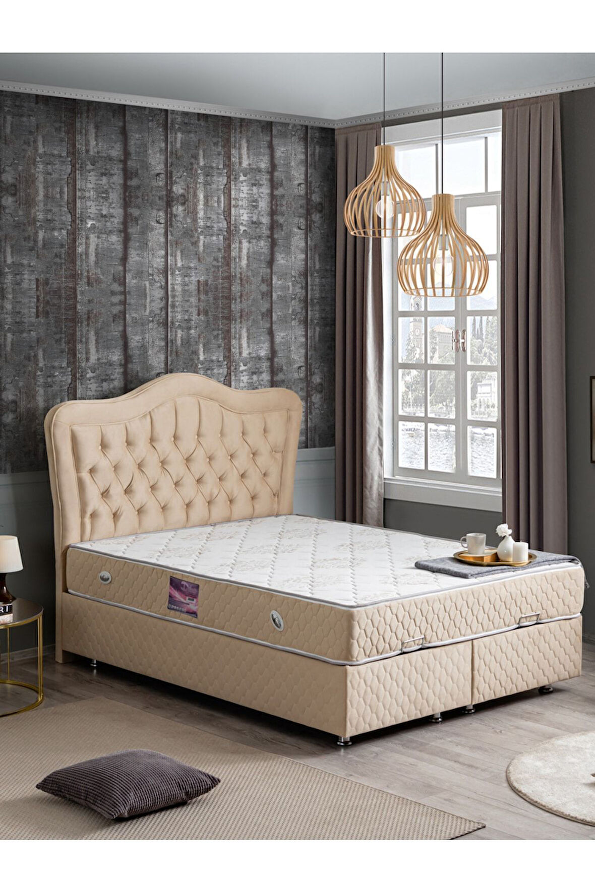 Camelli New Ikili Set, Çift Baza Başlık Seti