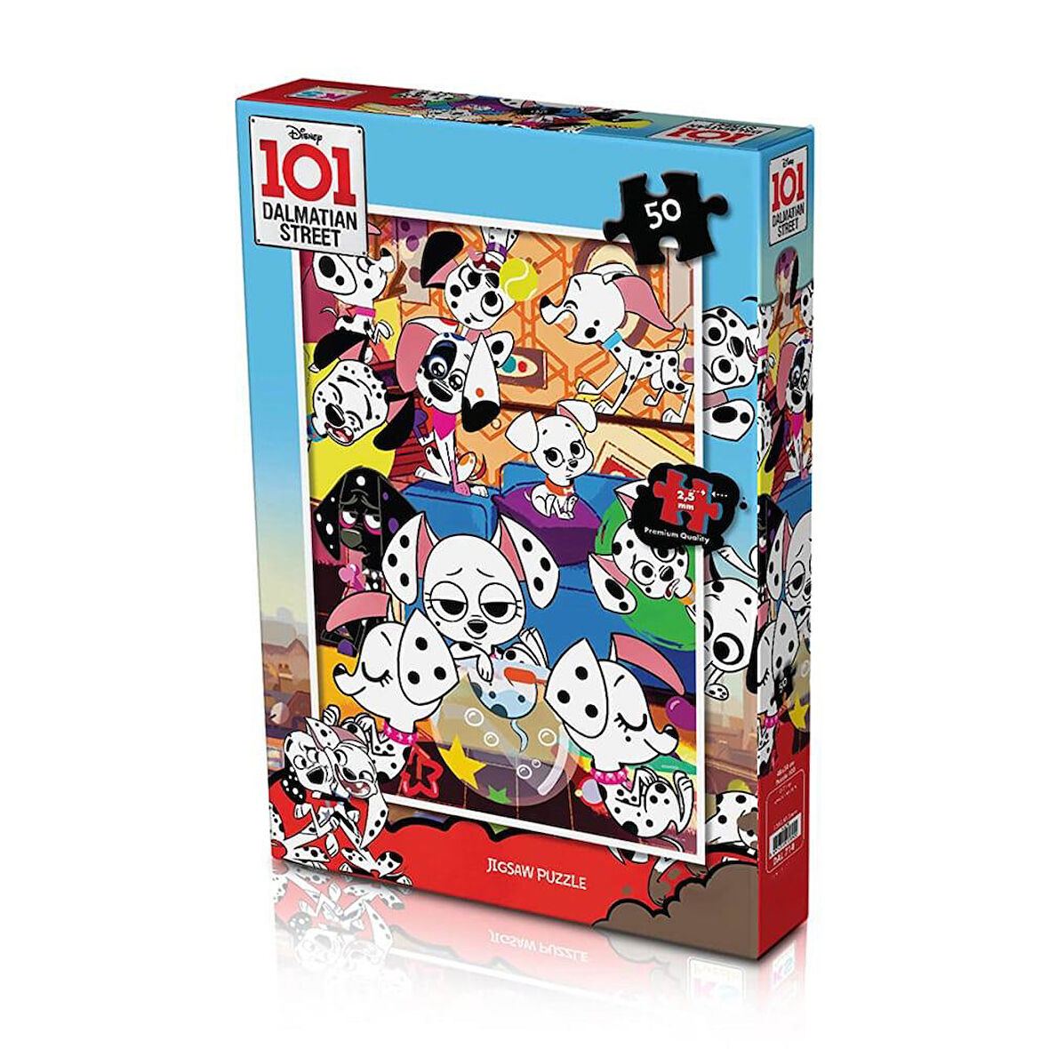 101 Dalmaçyalı Puzzle & Yapboz - 50 Parça