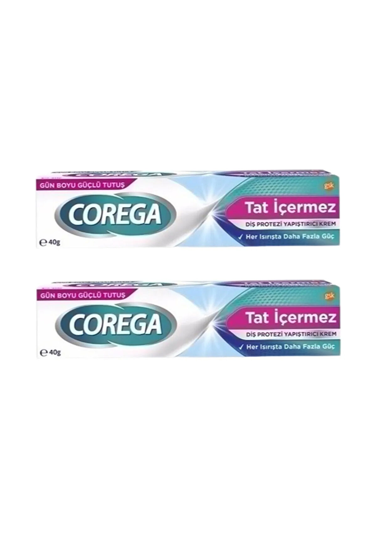 Tat Içermez Diş Protezi Yapıştırıcı Krem 40g (2 Adet)