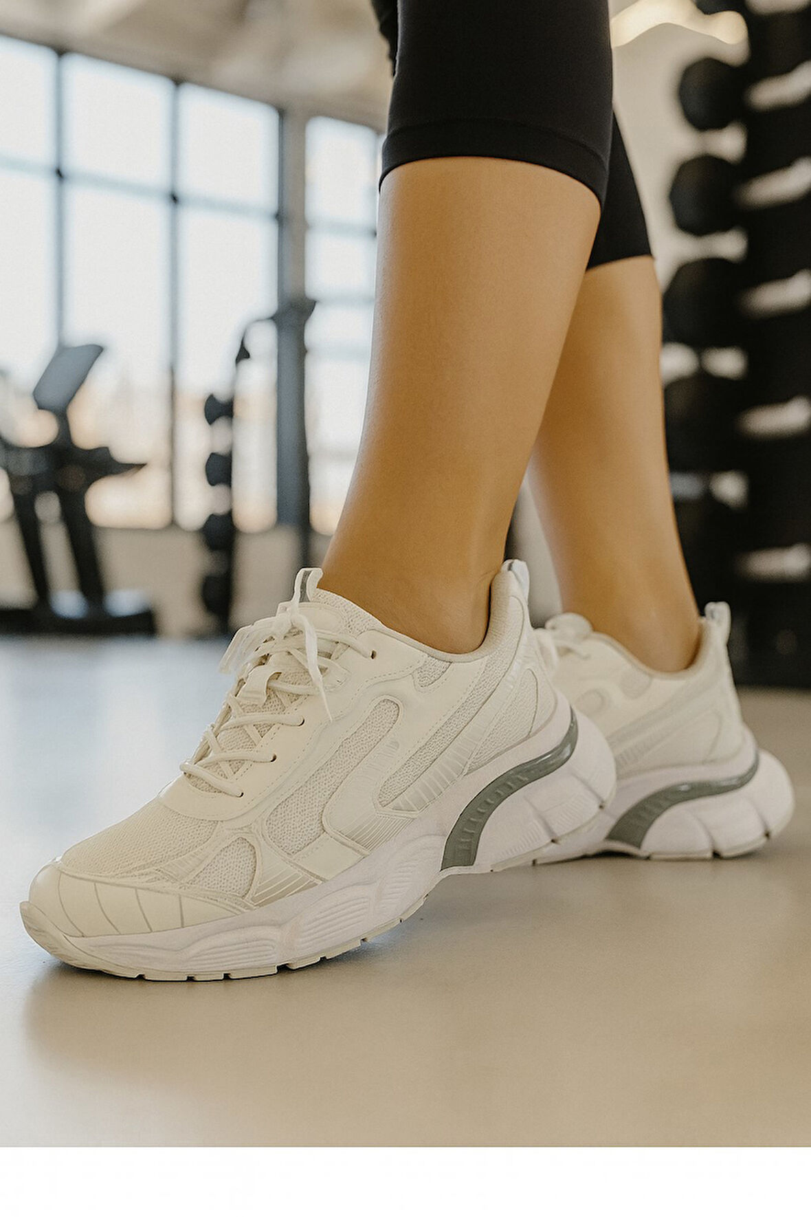 Kadın Sararmaz Taban Hafif Rahat Spor Ayakkabı Sneaker