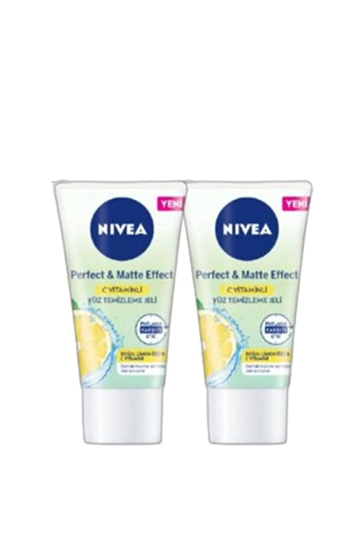 Perfect & Matte Effect C Vitaminli Yüz Bakım ve Yüz Temizleme Jeli 50 ml *2 Adet