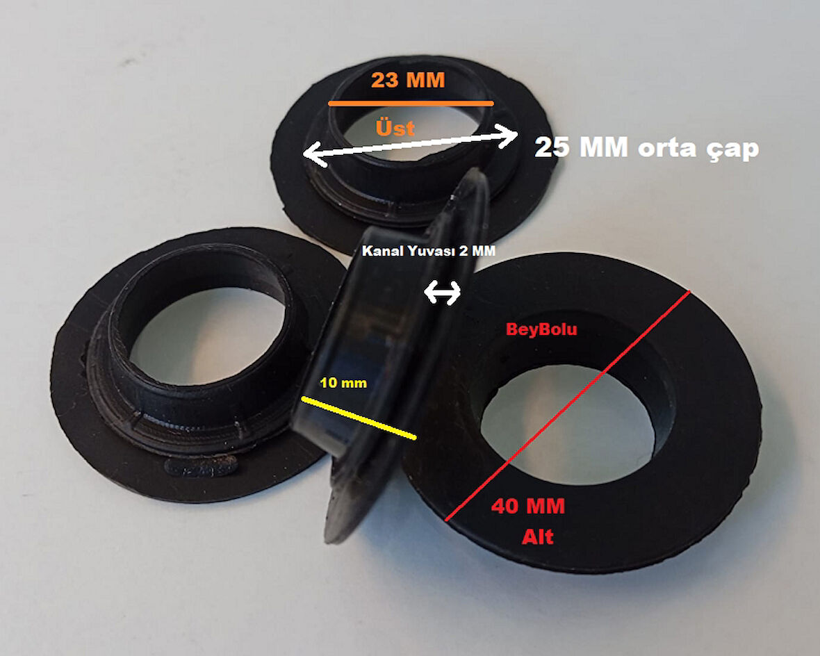 Termikel Uyumlu Ocak Düğme Altı Sızdırmazlık Conta 4 Lü , Set Üstü Ocak Düğme Contası