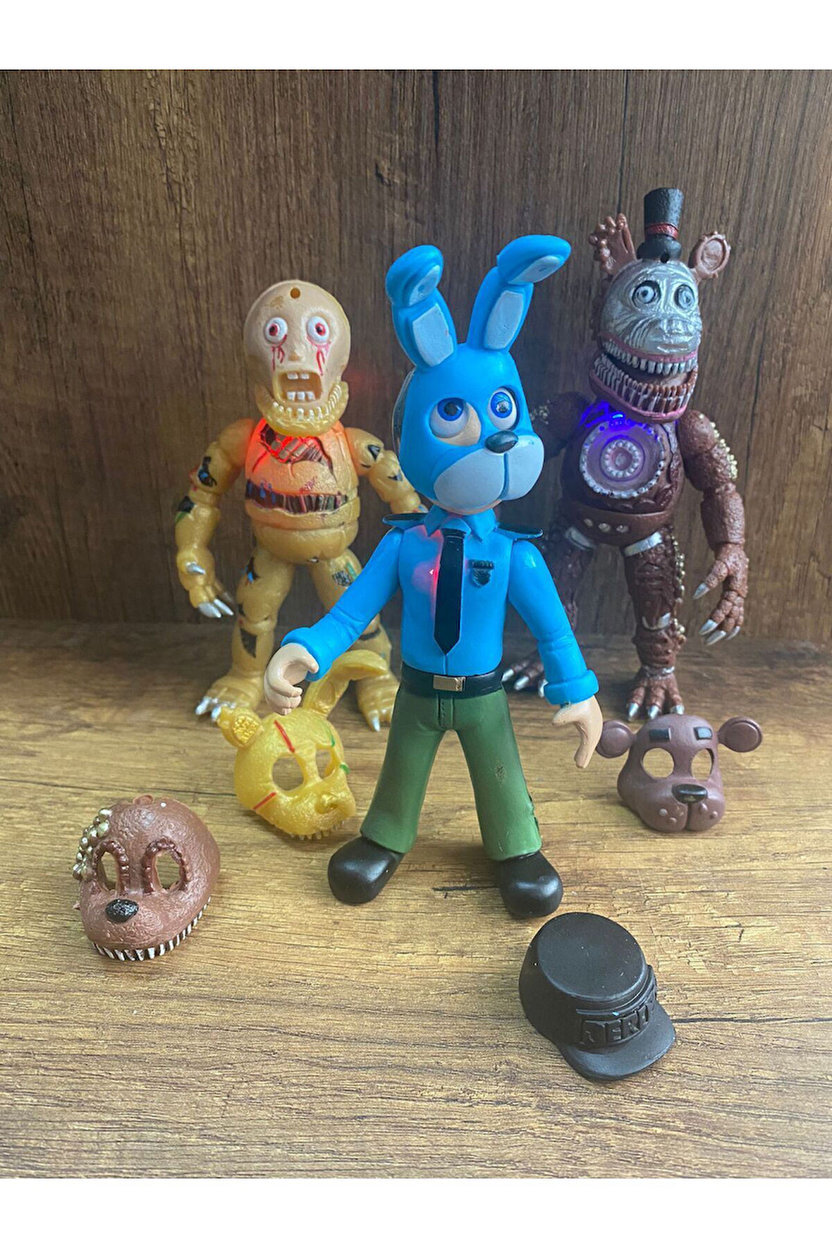 Five Nights At Freddys Aksiyon Figür Oyuncak 3 Lü Set Freddys Oyuncak Five Nlghts At Freddy's Fnaf