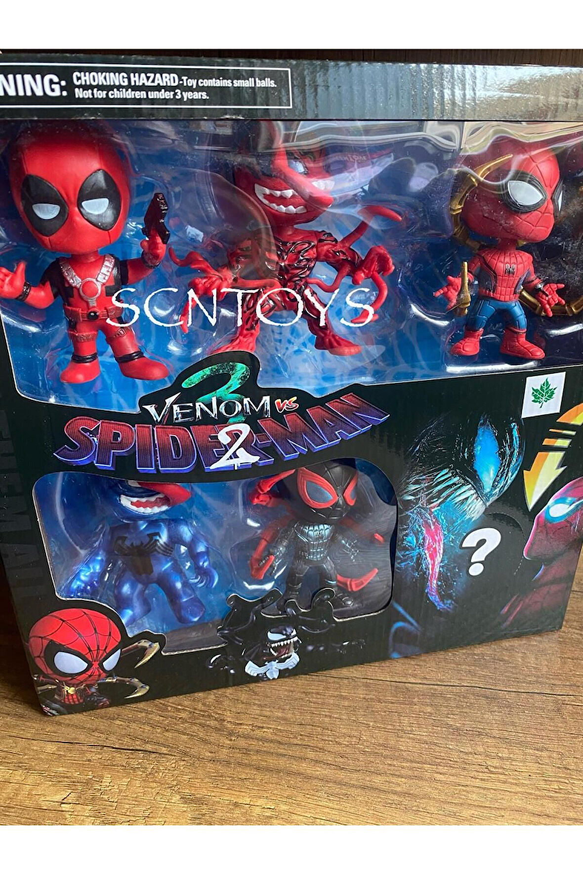 ÖRÜMCEK ADAM VENOM DEADPOOL 6'LI SET SPİDERMAN FİGÜR 1 ADET SÜRPRİZ FİGÜR VENOM FİGÜR