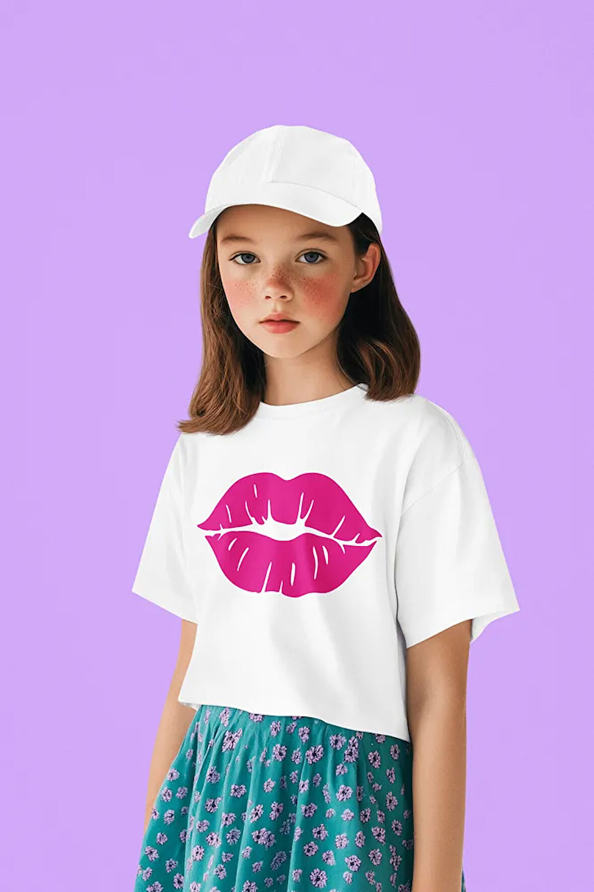 Barbi Baskılı Unisex Çizgi Film Çocuk Tişört (1-12 YAŞ)