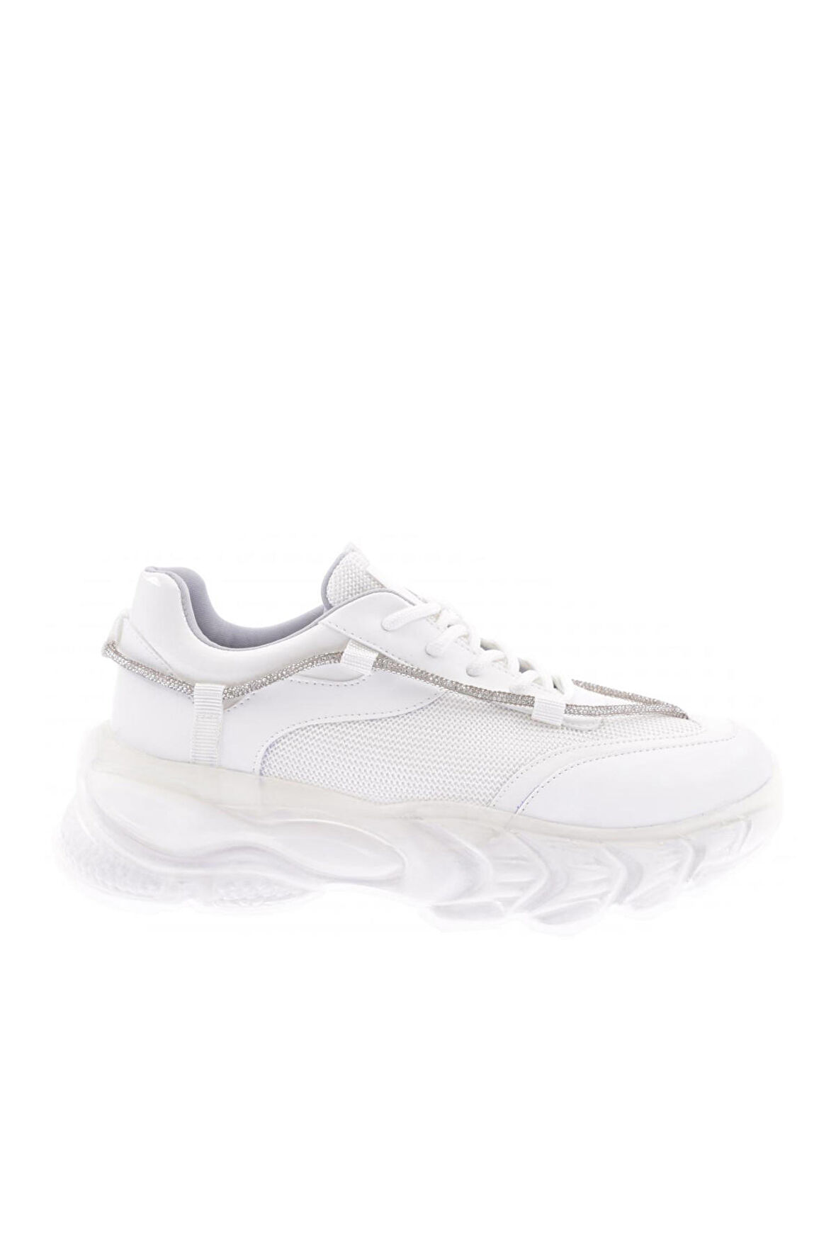 DGN 70117-22Y KADIN BAĞCIKLI KALIN TABAN SNEAKERS AYAKKABI
