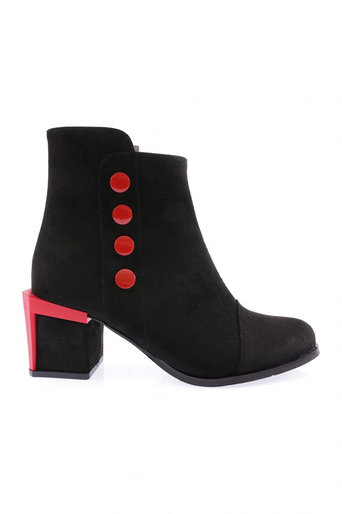 Dgn 725-22K Kadın Aksesuar Detayli Topuklu Bot