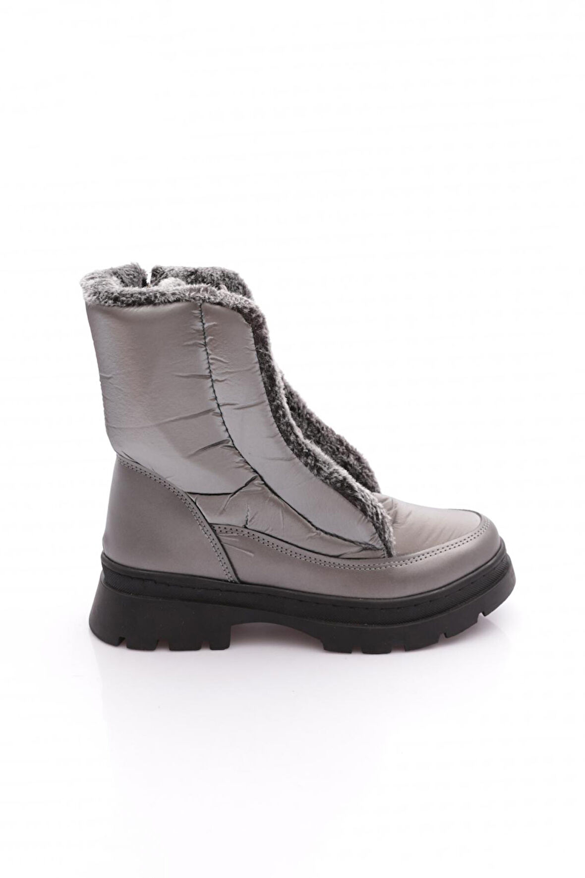 Dgn 008-22K Kadin Ön Tüylü Bağcikli Yan Femuarli Paraşüt Bot