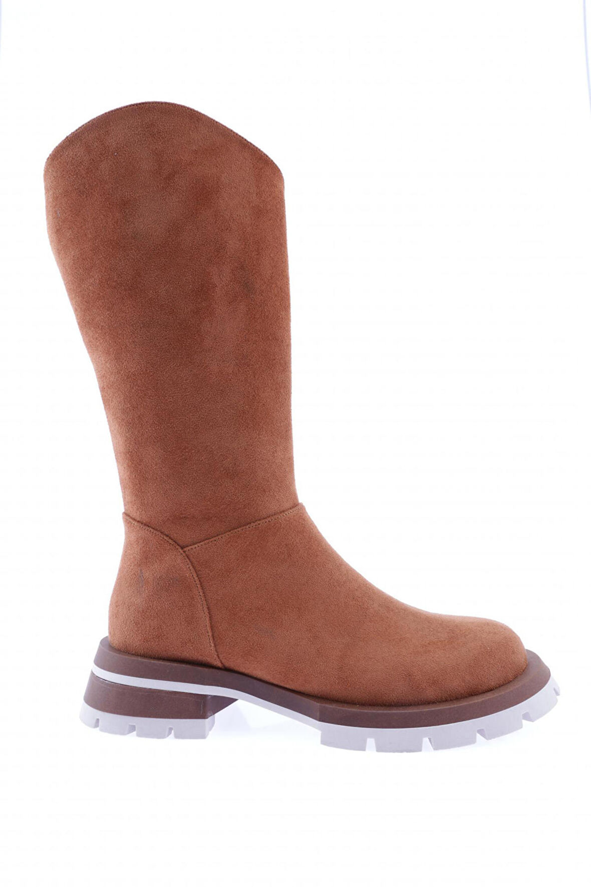 Dgn 4005 Kadin Yandan Fermuarli Uzun Bot