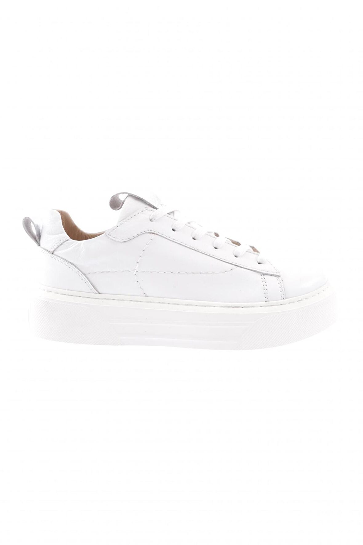 Dgn 477-23Y Kadın Kalin Taban Bağcikli Sneaker Ayakkabi