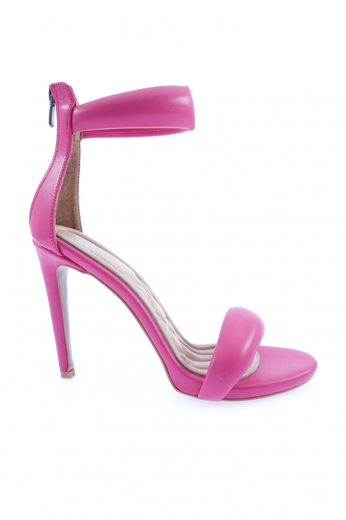 Dgn 8047-23Y Kadin Bilekten Bağli Tek Bantli Topuklu Ayakkabi