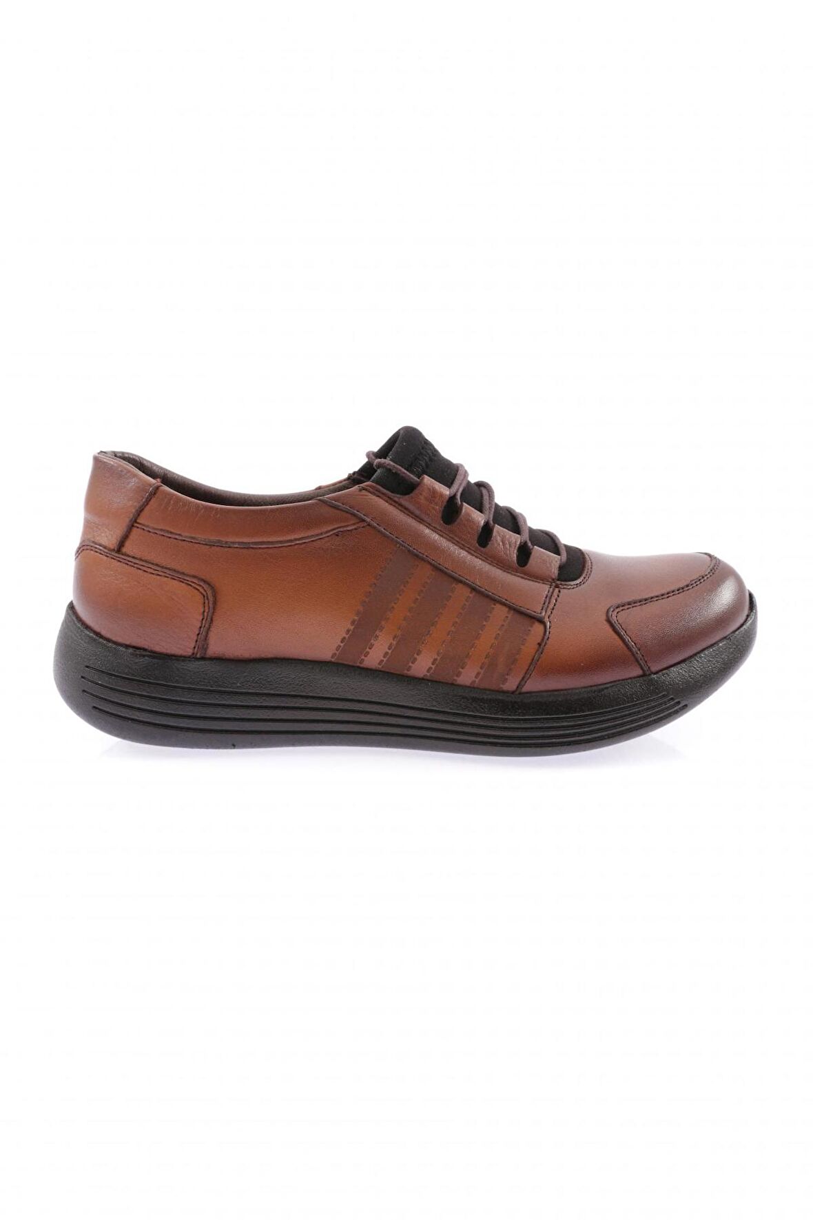Dgn 1045-23Y Kadin  Dolgu Taban Lastik Bağcikliı Comfort Ayakkabi