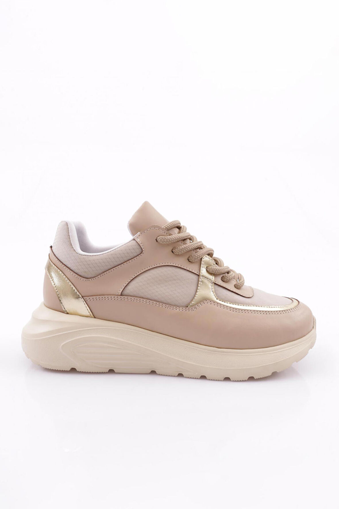 Dgn Es868 Kadın Kalin Taban File Detayli Sneakers Ayakkabi