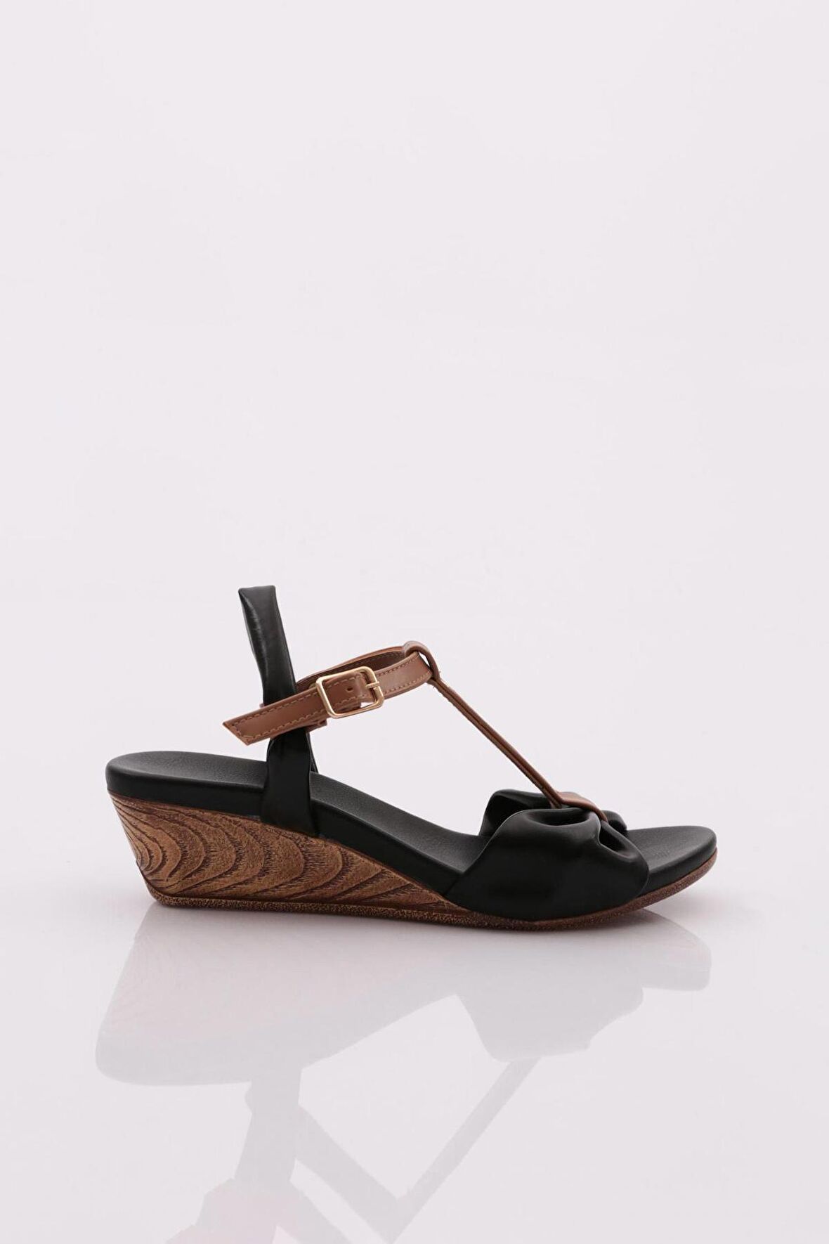 Dgn 1512 Kadın Kalin Topuk Sandalet