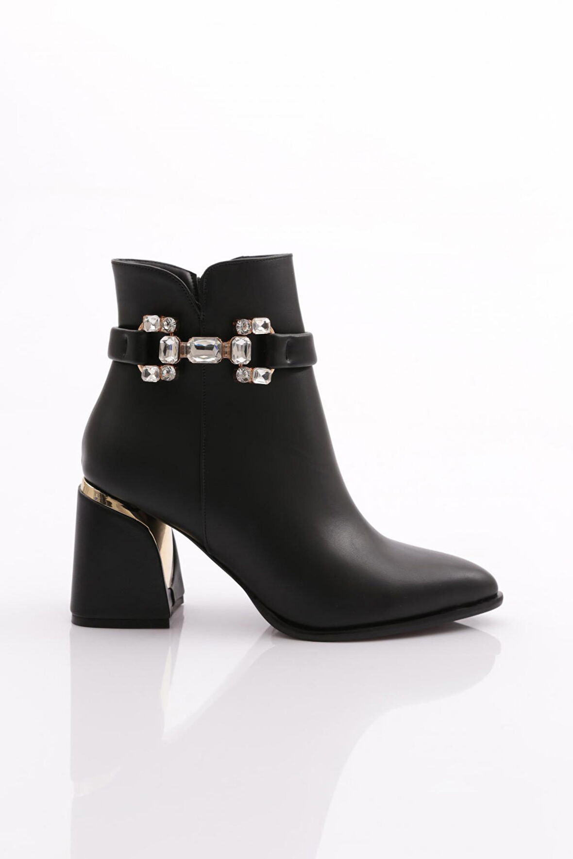 Dgn 2213 Kadın Topuklu Bot