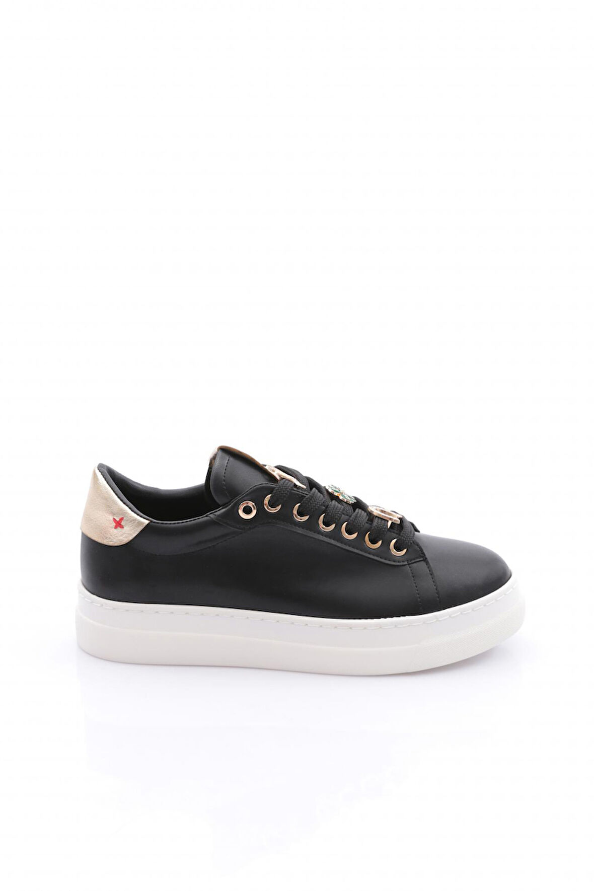 Dgn Es1522 Kadin Bağciklari Yonca Desenli Spor Ayakkabi