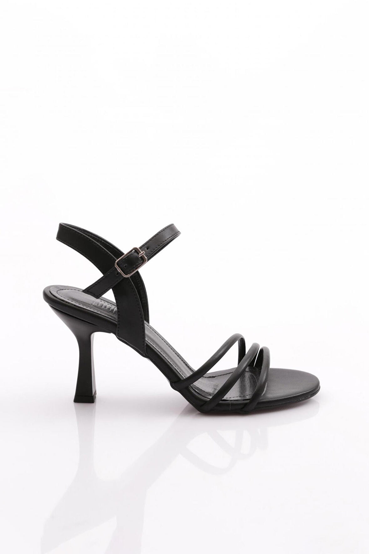 Dgn 923 Kadın Şeritli Topuklu Ayakkabi