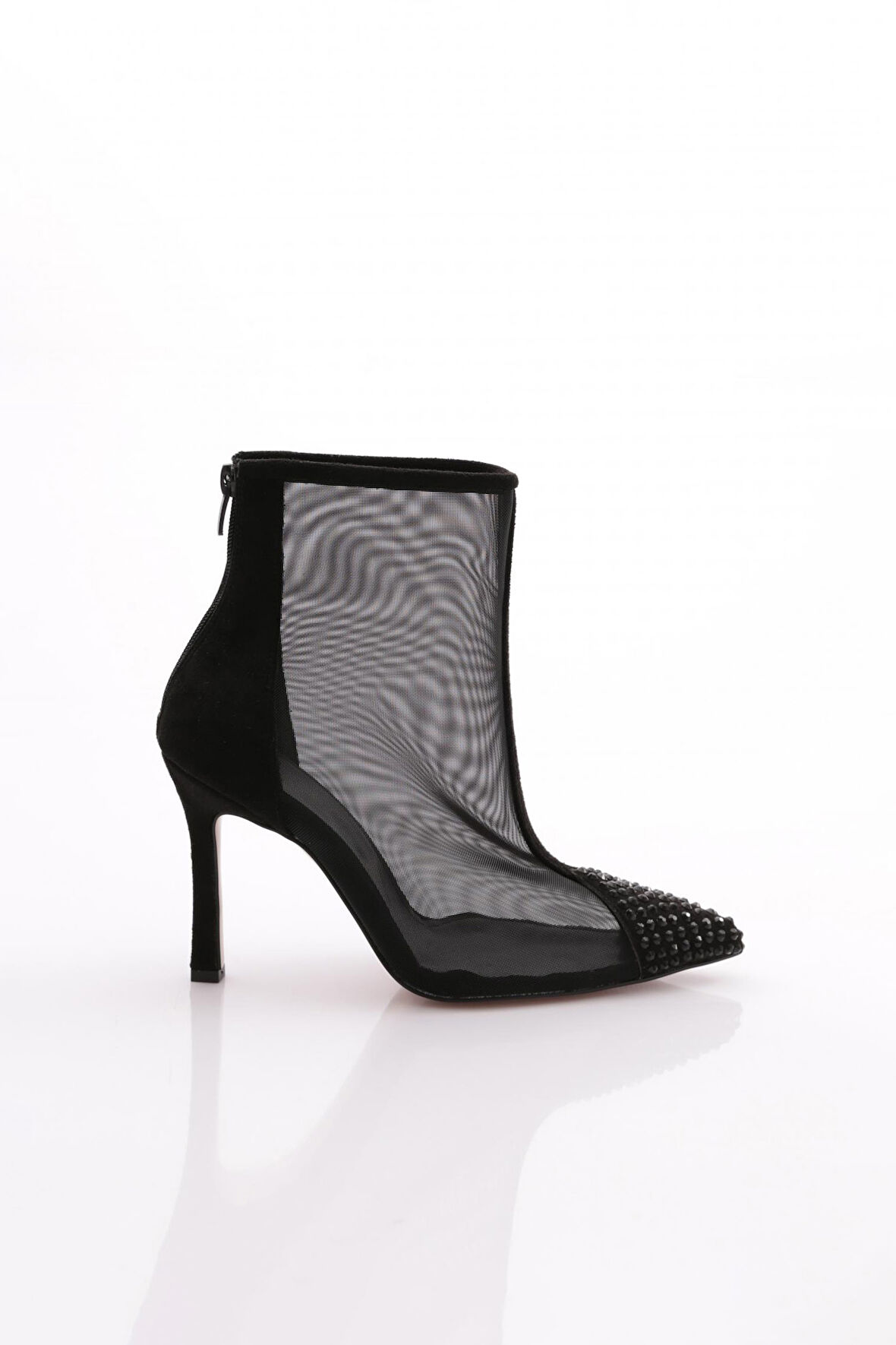 Dgn 2751 File Detayli Önü Taş Süslemeli Kadin Ayakkabi