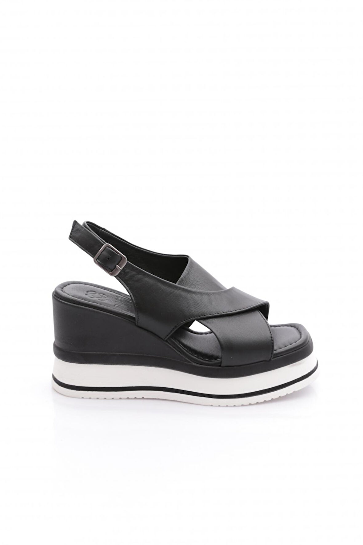 Dgn 722-24170 Kadin Mega Kalin Taban Sandalet