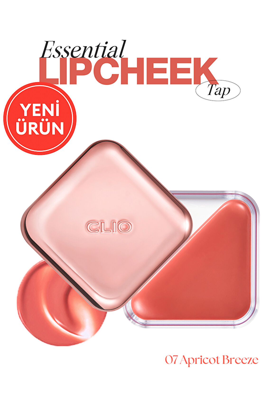 Dudak ve Yanak Renklendirici Balm CLIO Essential Lipcheek Tap (07 Apricot Breeze)