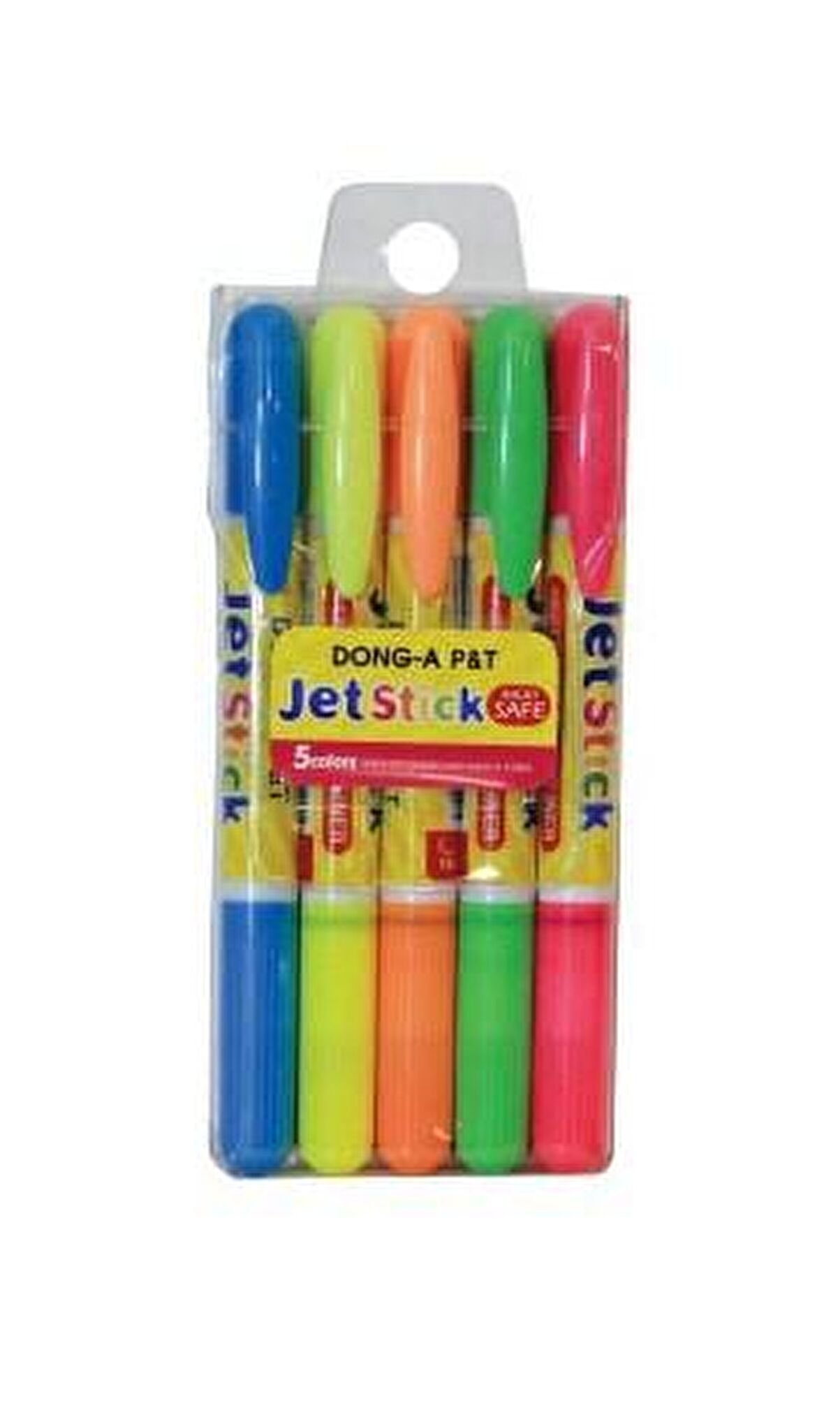 Donga Jel Fosforlu Kalem Jet Stick 5 li Poşet