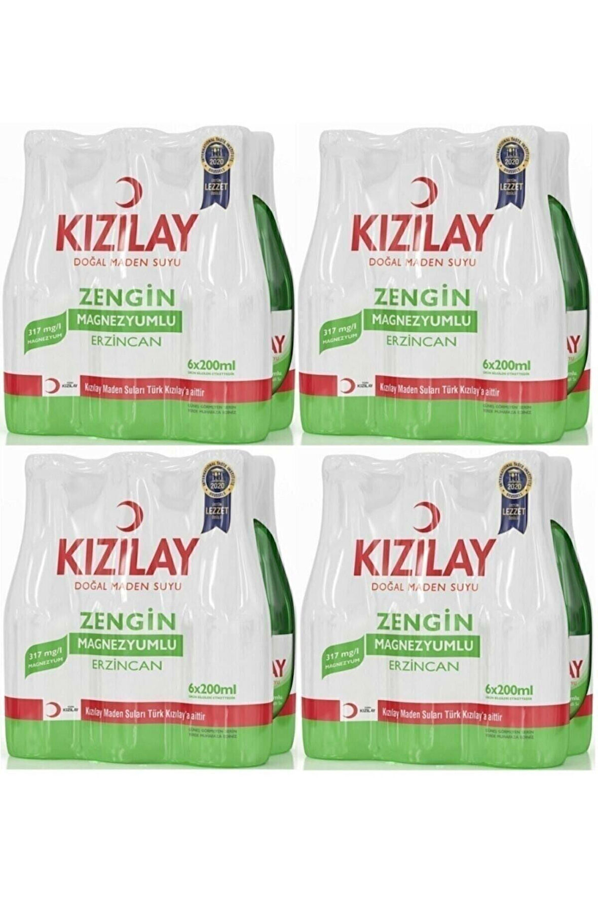 Erzincan Kızılay Sade Madensuyu 24x200 ml