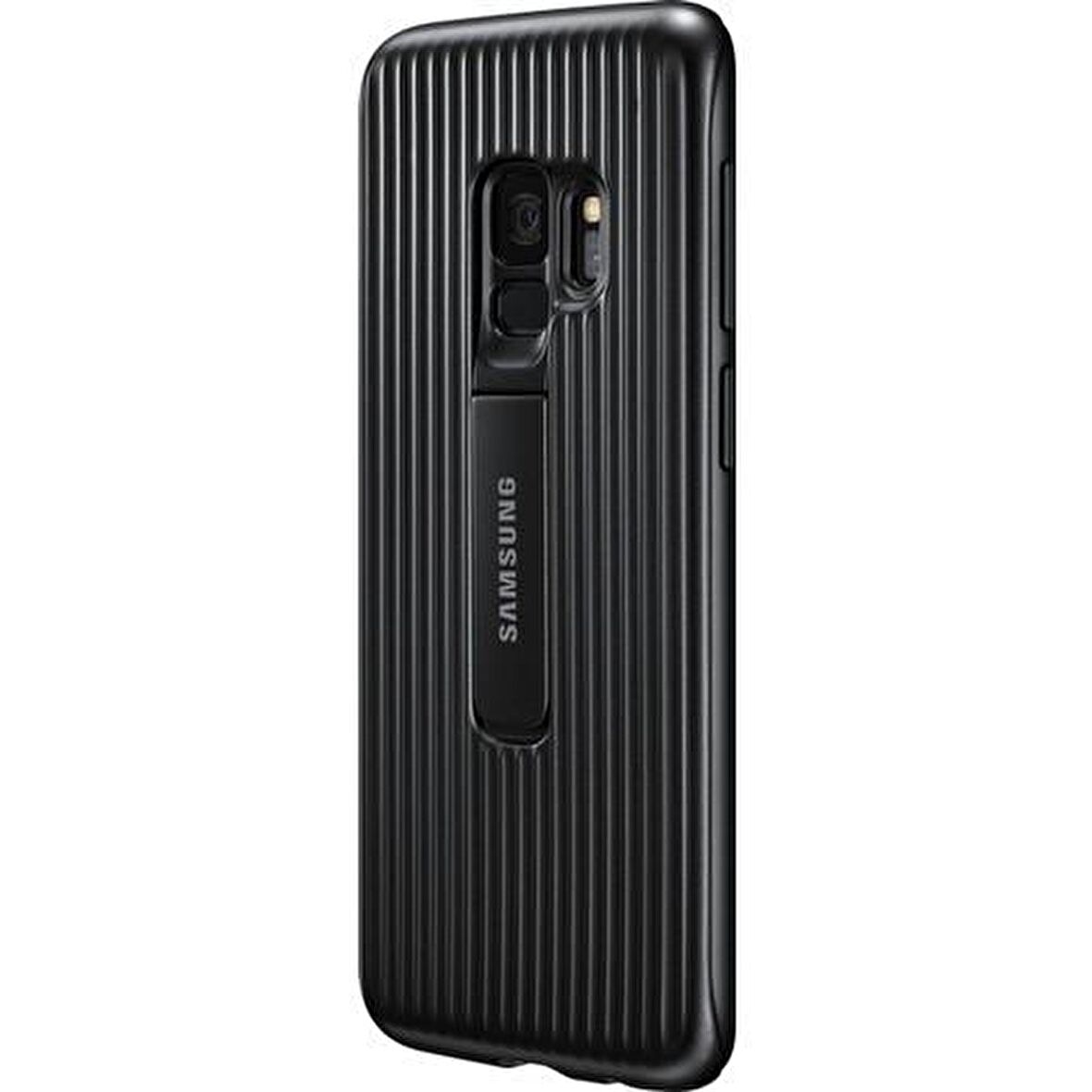 Galaxy S9 ile Uyumlu Protective Stanting Cover Siyah EF-RG960CBEGWW
