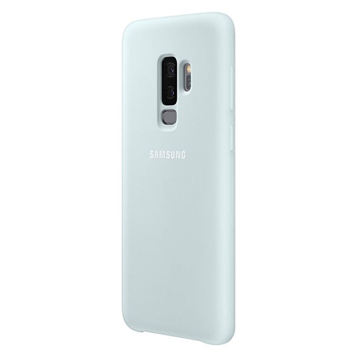 Galaxy S9 ile Uyumlu Kılıf Silicone Cover Mavi EF-PG960TLEGWW