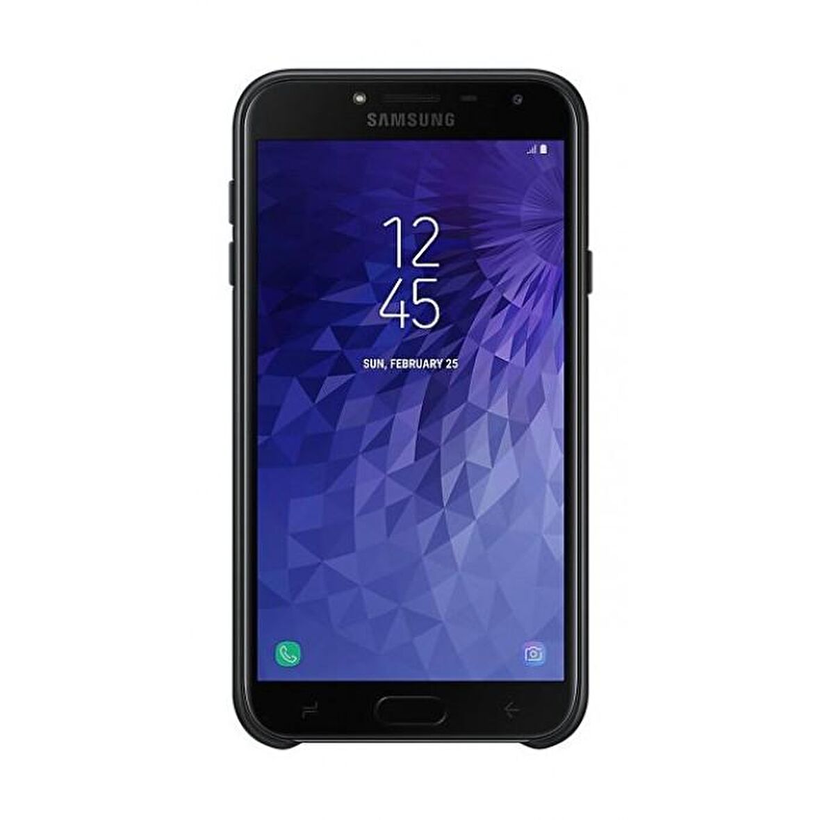 Galaxy J4 2018 ile Uyumlu Dual Layer Sert Kılıf Siyah