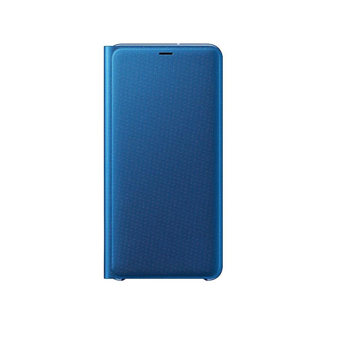 Galaxy A7 2018 ile Uyumlu Wallet Cover Kılıf Mavi EF-WA7500PLEGWW