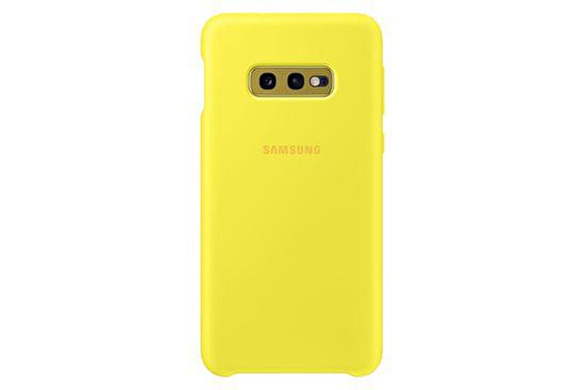 Galaxy S10e ile Uyumlu Kılıf Silicone Cover Sarı EF-PG970TYEGWW