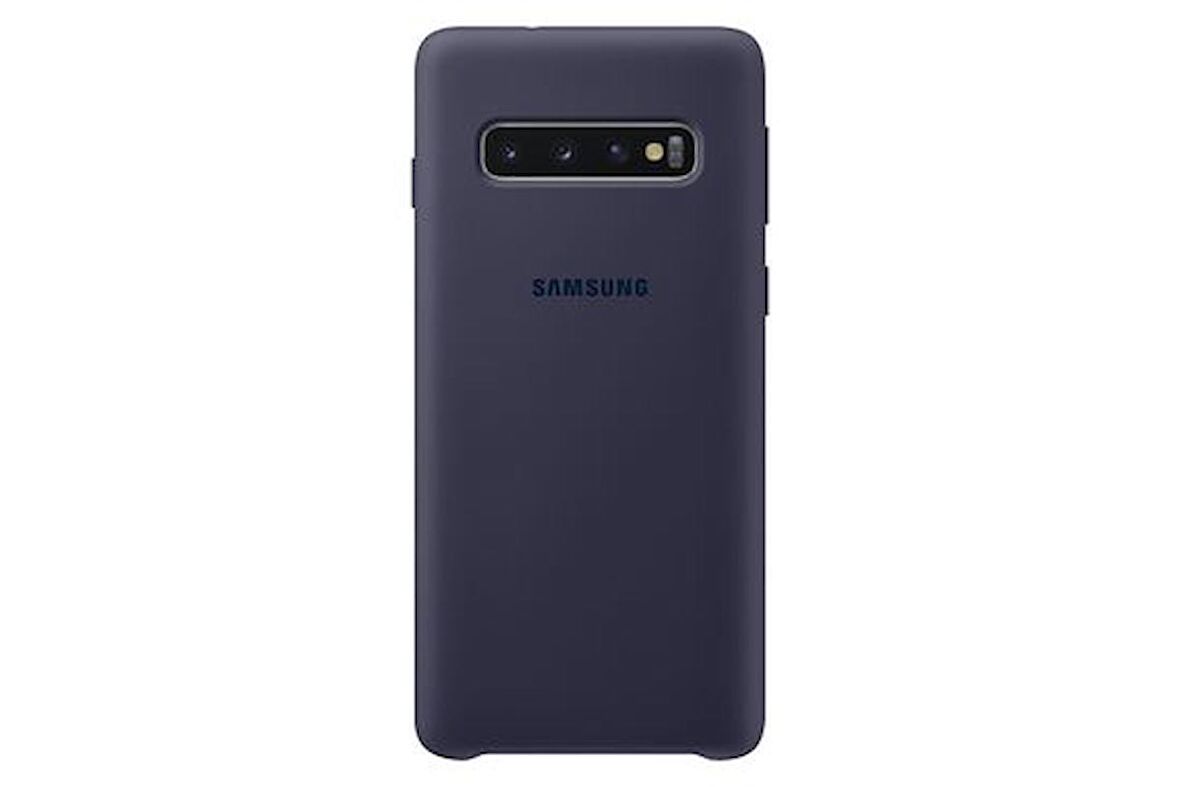 Galaxy S10 ile Uyumlu Kılıf Silicone Cover Lacivert EF-PG973TNEGWW