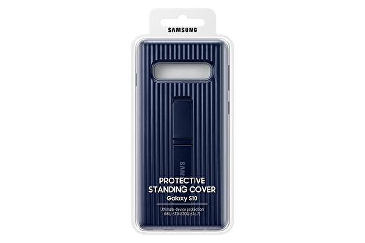 Galaxy S10 ile Uyumlu Protective Standing Cover Siyah EF-RG973CBEGWW