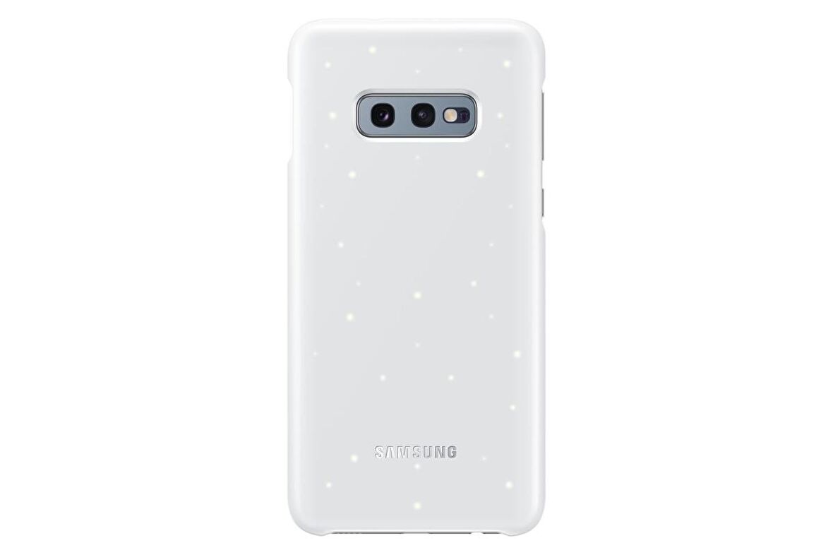 Galaxy S10e ile Uyumlu Kılıf Led Cover Beyaz EF-KG970CWEGWW