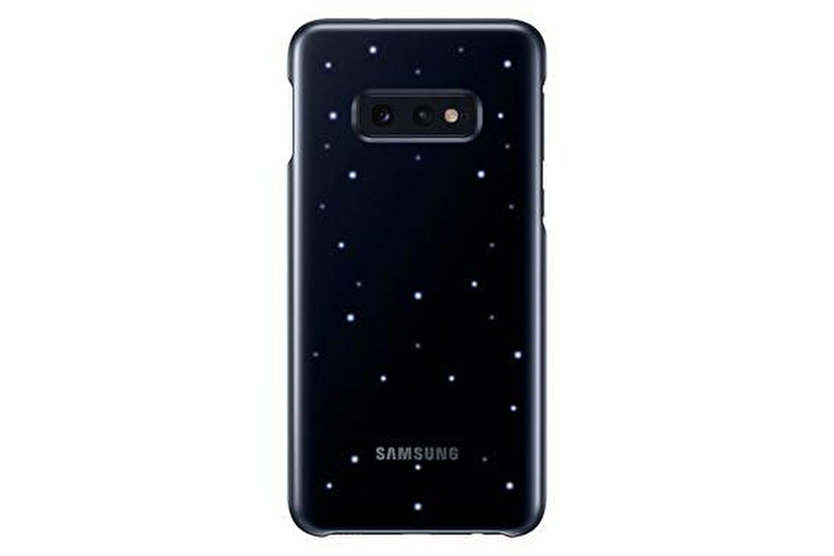 Galaxy S10e ile Uyumlu Kılıf Led Cover Siyah EF-KG970CBEGWW