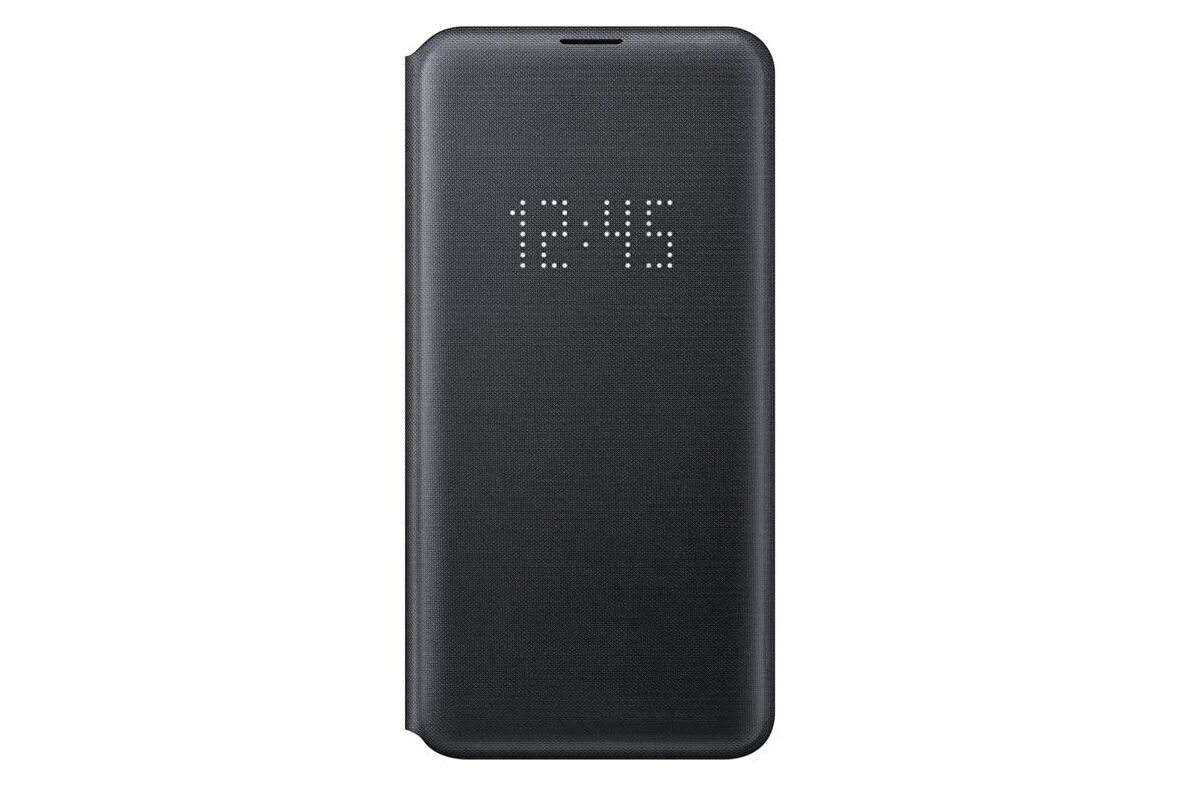 Galaxy S10e ile Uyumlu LED View Cover Kılıf Siyah EF-NG970PBEGWW