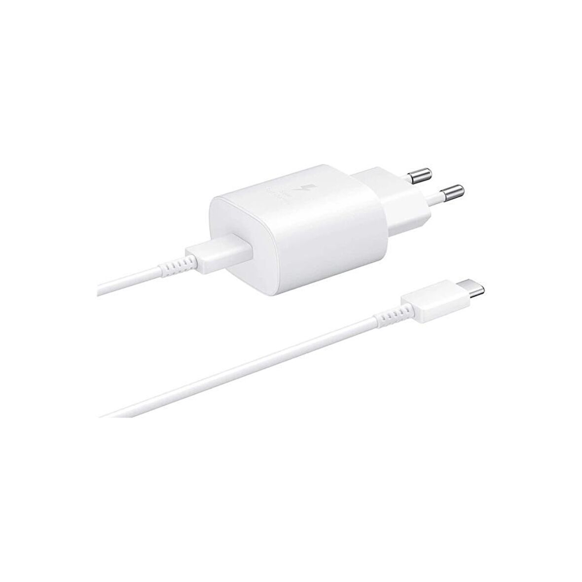 Samsung TypeC 25W Hızlı Şarj Aleti  EP-TA800XWEGWW Beyaz