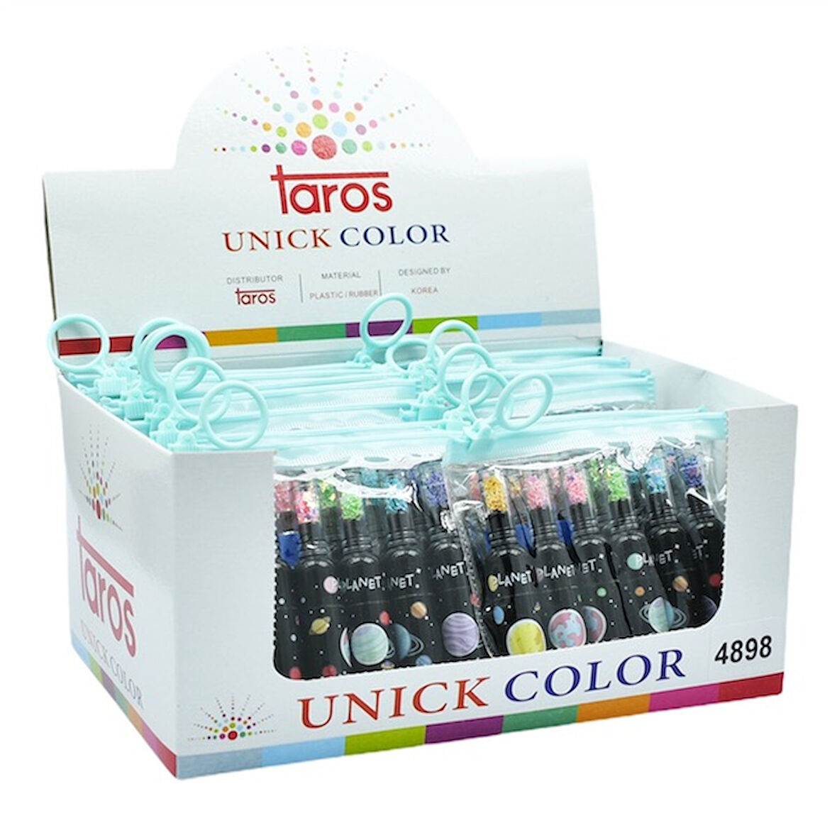 UNICK COLOR FOSFORLU KALEM PLANET MİNİ 4898 - 20 ADET