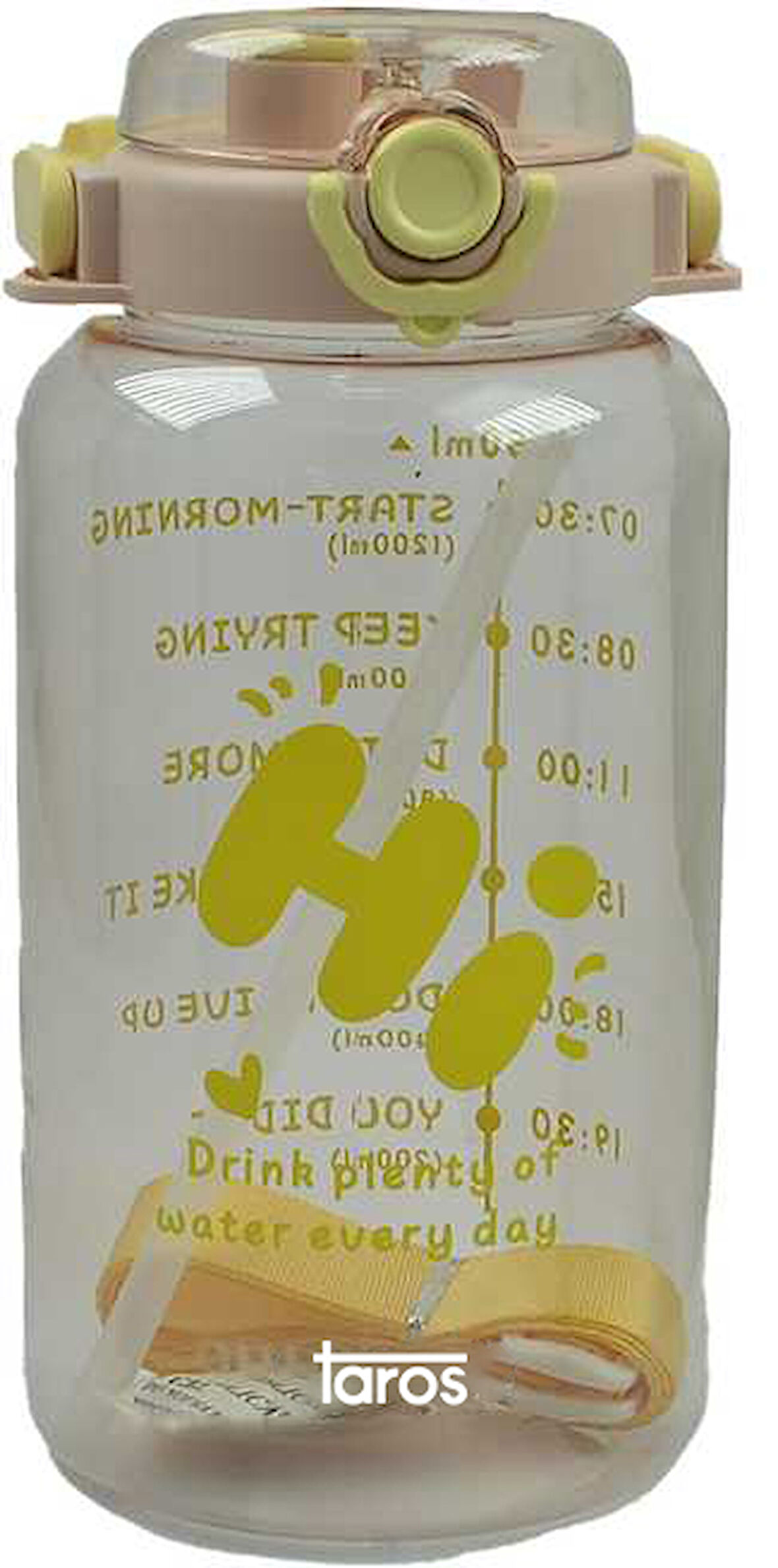 TAROS LIFE MOTTO ŞEFFAF MATARA 1650 ML 7718 - 1 ADET