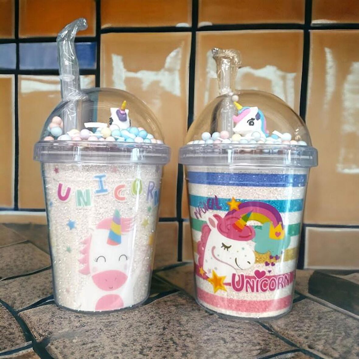 Quokka Life Bon Bon Unicorn Milkshake Bardağı 350 Ml