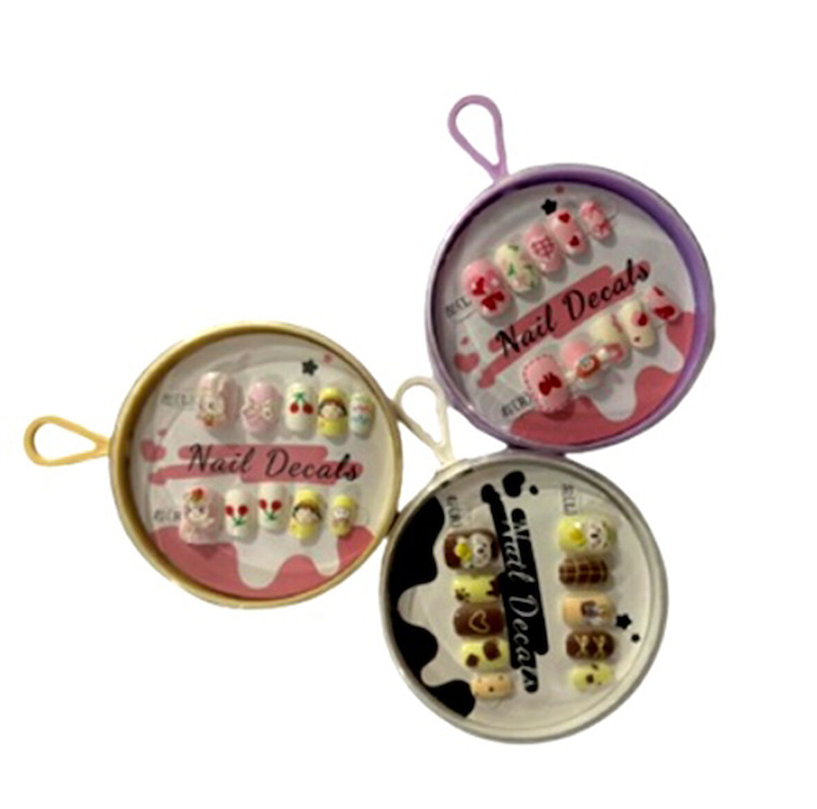 Taros Nail Decals Tırnak Seti Kutulu Karışık - 1 set