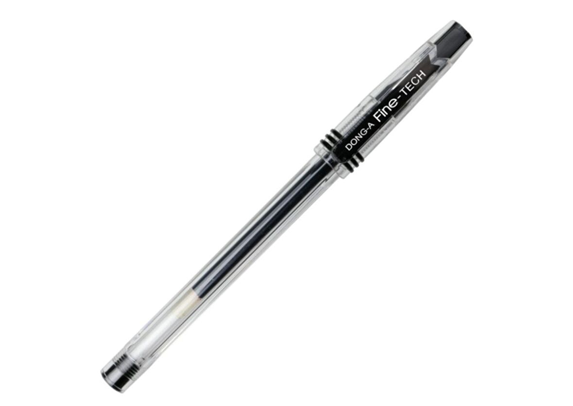 Dong-A FineTech Su Bazlı Jel Kalem 0,3 mm. Extra İnce Uc 12'li Kutu Siyah