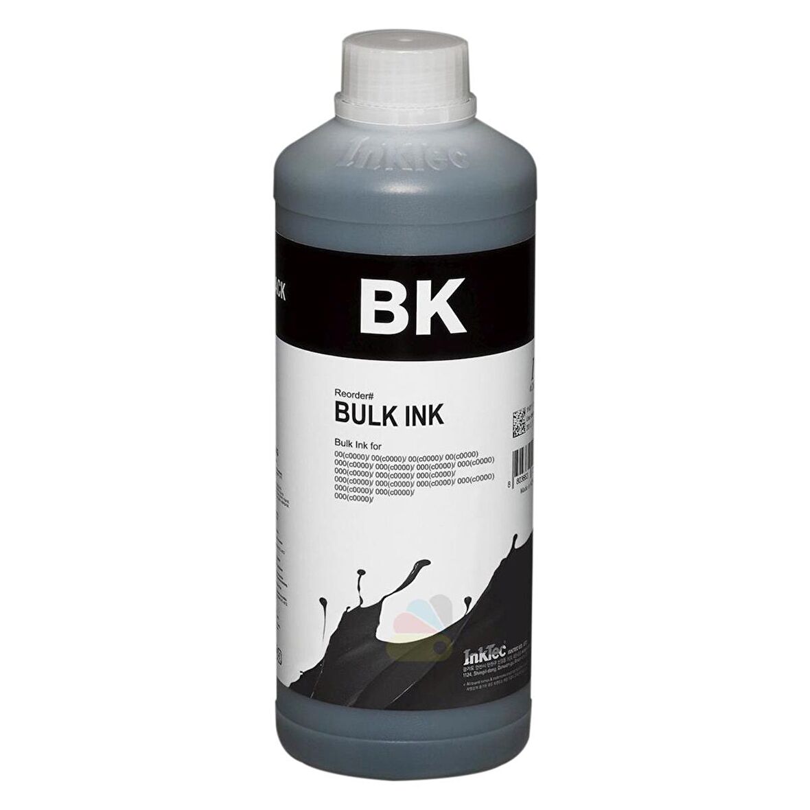 InkTec Pigment Mürekkep Siyah Epson uyumlu E0013-01LB - 1 Litre 