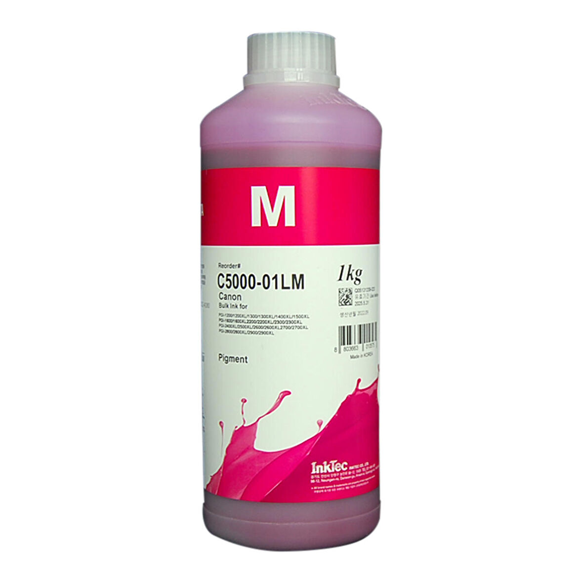 InkTec Kırmızı Pigment Mürekkep Canon Maxify Uyumlu - 1 Litre