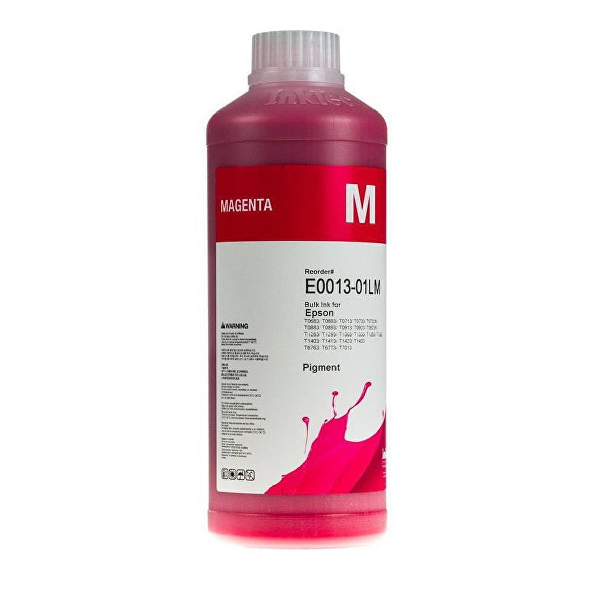 InkTec Epson Muadil 1LT Magenta Pigment Mürekkep (Wf Serisi)(E0013-01LM)