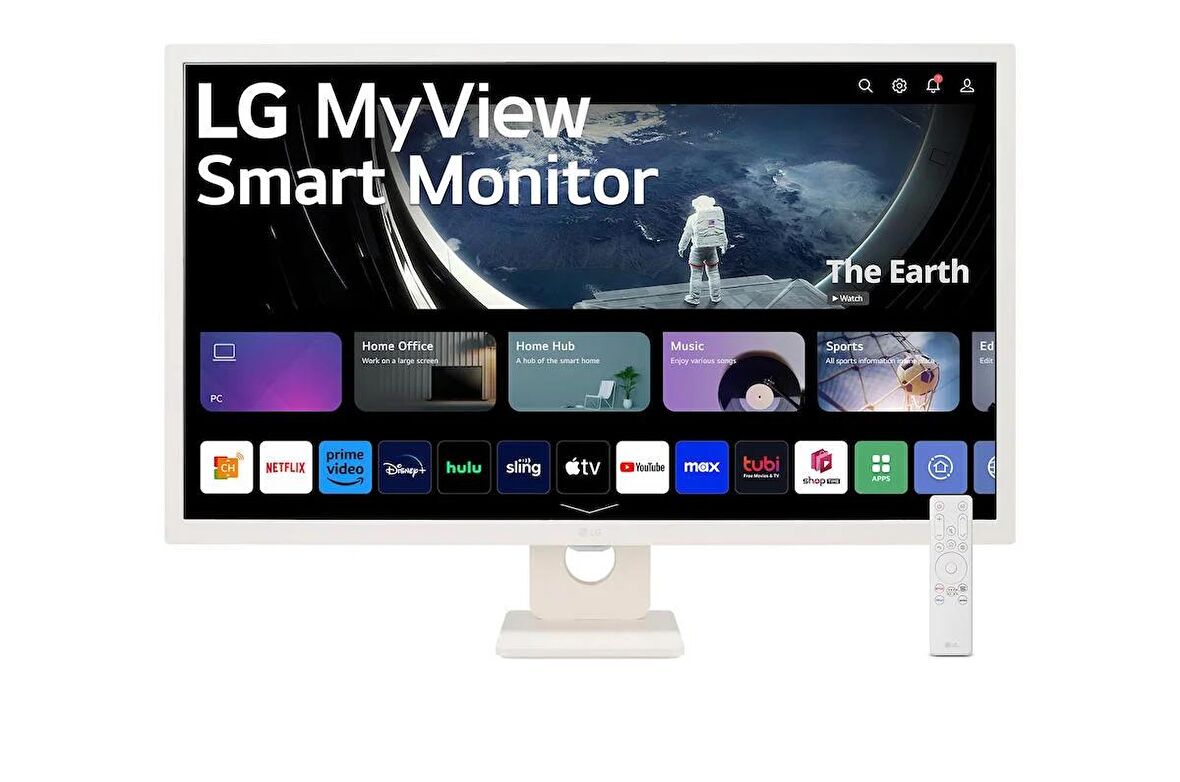 Lg 31.5" 32SR50F-W Webos 8ms IPS Fhd Smart Monitör