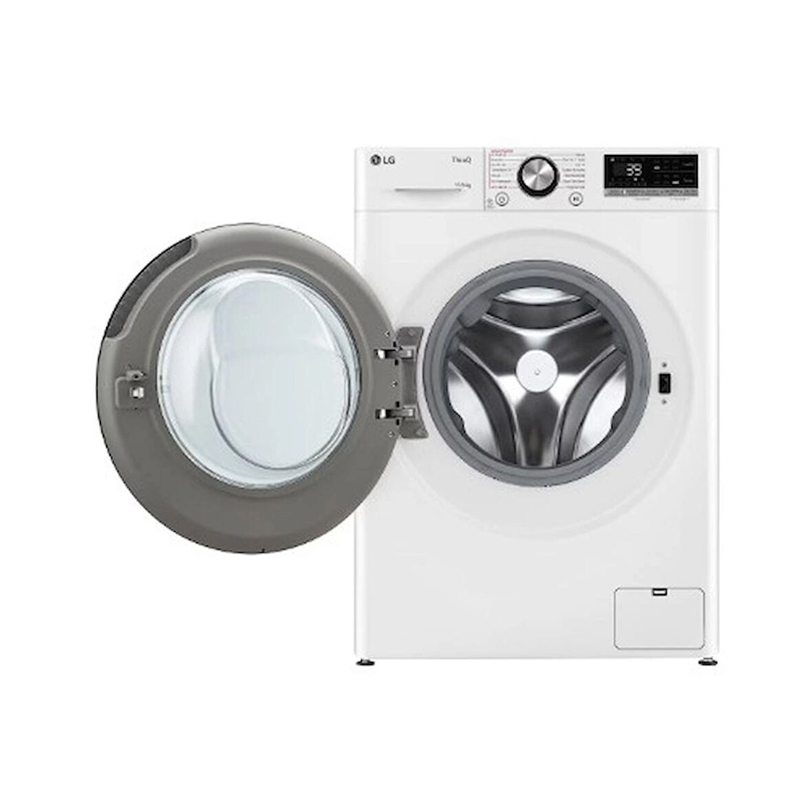 LG F4Y7ERPYW 11 kg Yıkama 6 kg 1400 Devir Kurutma Aı Dd™ Beyaz Renk Kurutmalı Çamaşır Makinesi