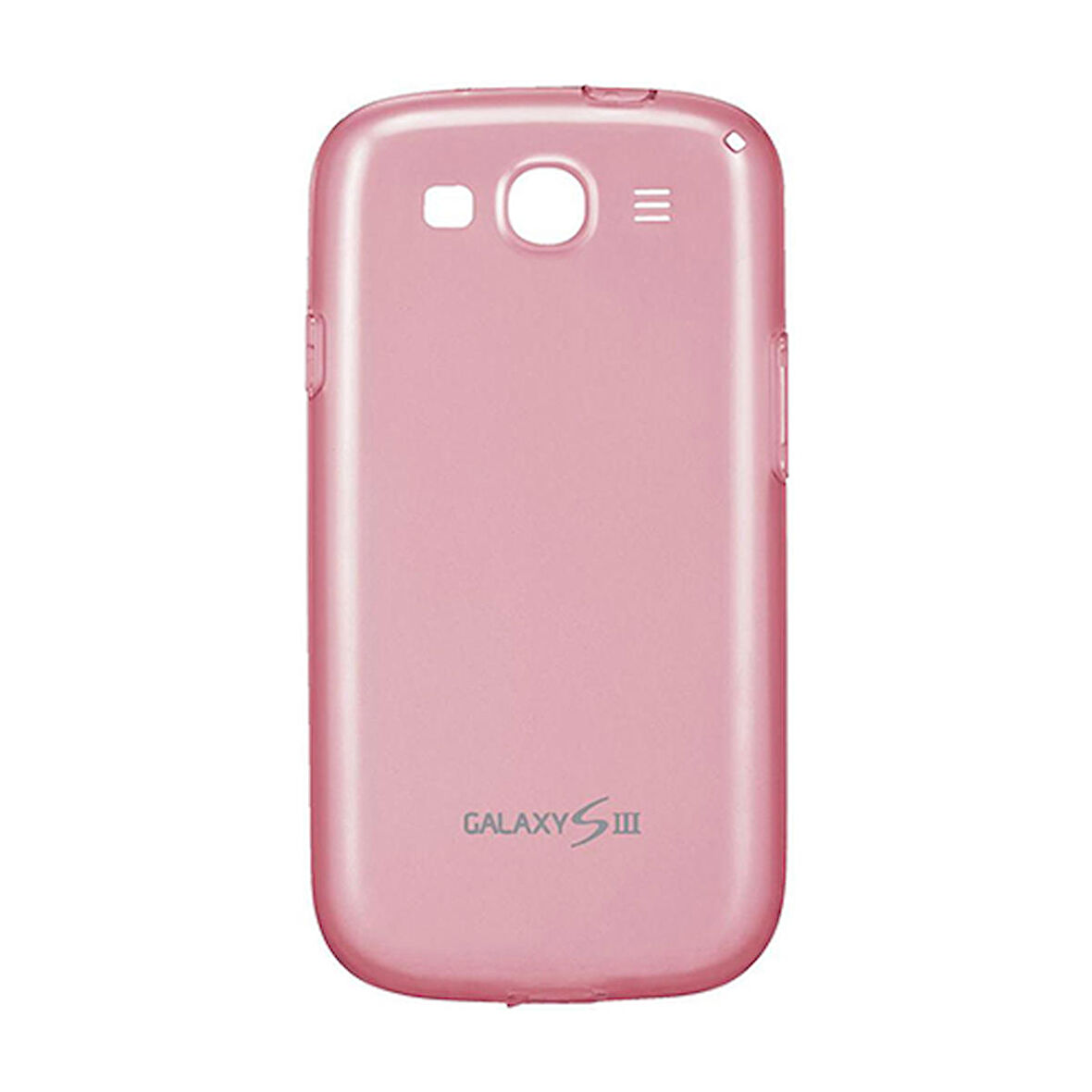Galaxy S3 i9300 ile Uyumlu Protective Cover Kılıf Pembe EFC-1G6WPECSTD