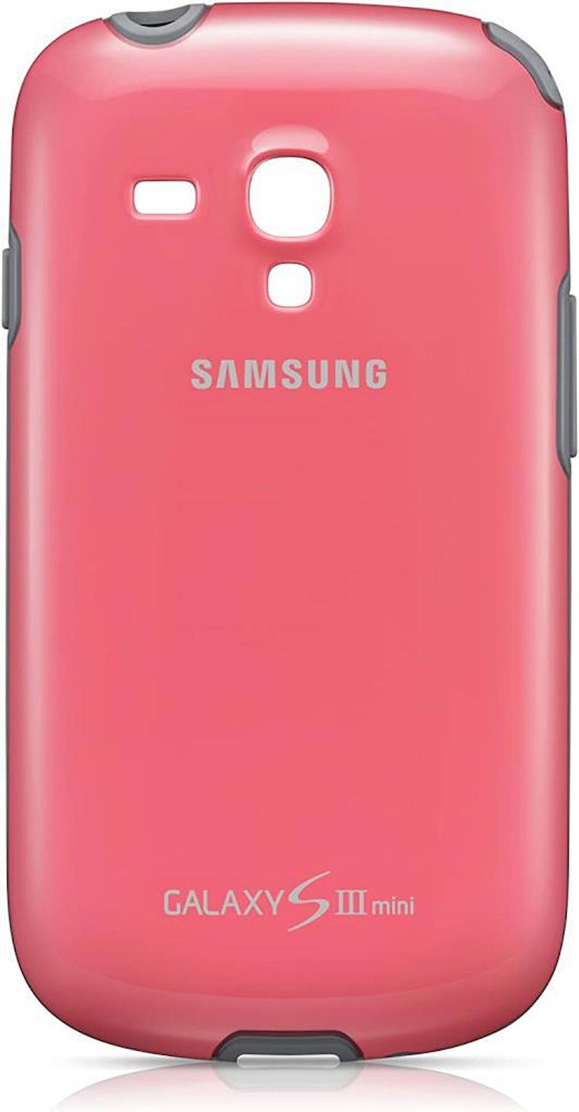 Galaxy S3 Mini ile Uyumlu Protective Cover Kılıf Pembe EFC-1M7BPEGSTD