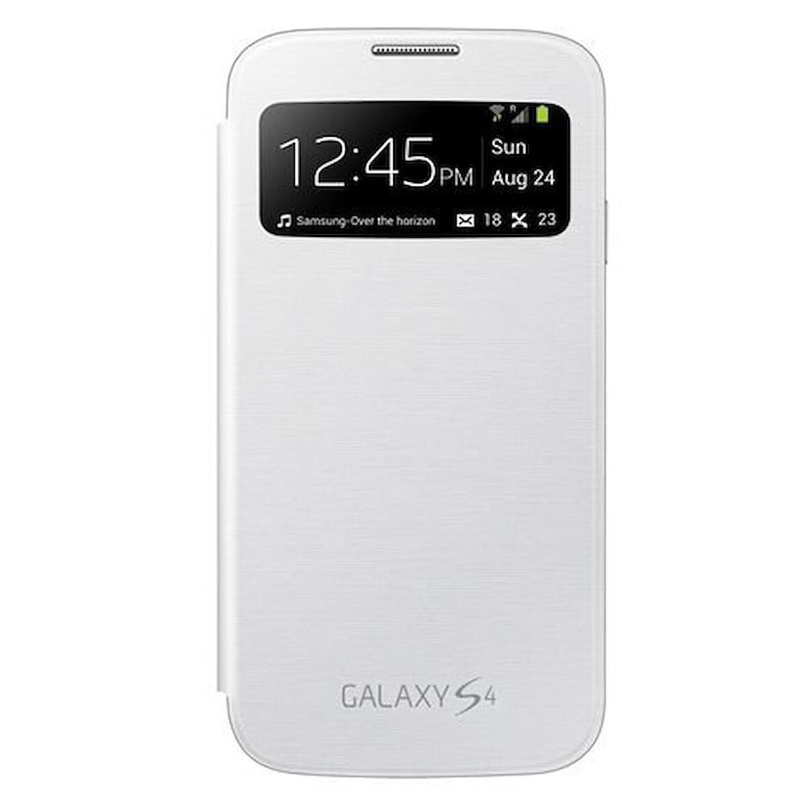 Galaxy S4 i9500 S View Cover KılıfBeyaz EF-CI950BWEGWW